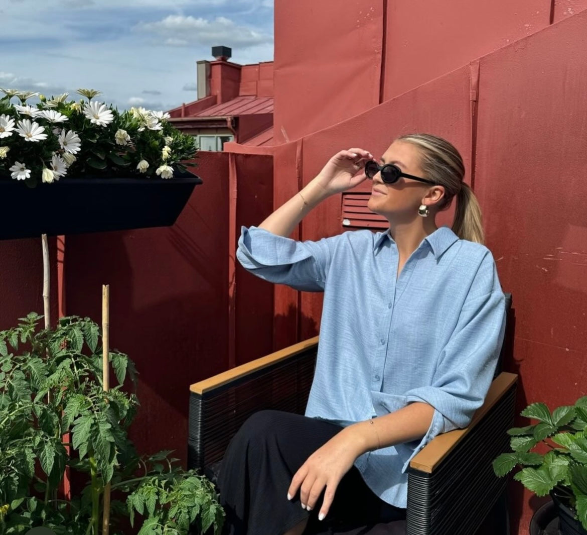 VMMELANEY Shirts - Chambray Blue